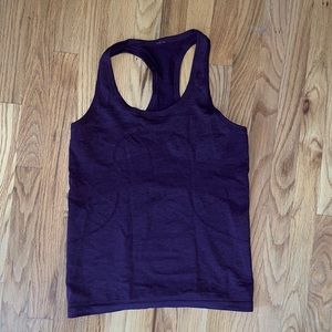 Lululemon dark purple swiftly tank